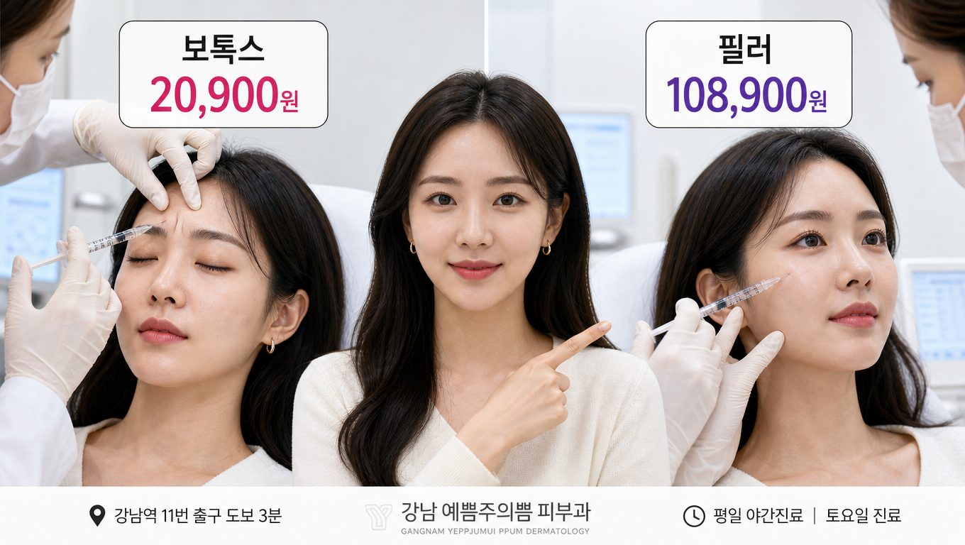 강남 보톡스 필러 병행 시술 장단점