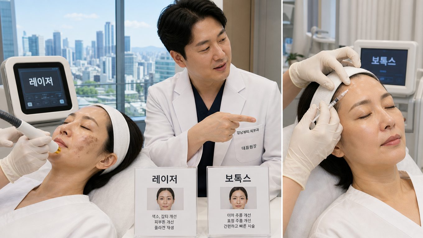 강남 피부과 레이저 보톡스 비교 완벽 가이드