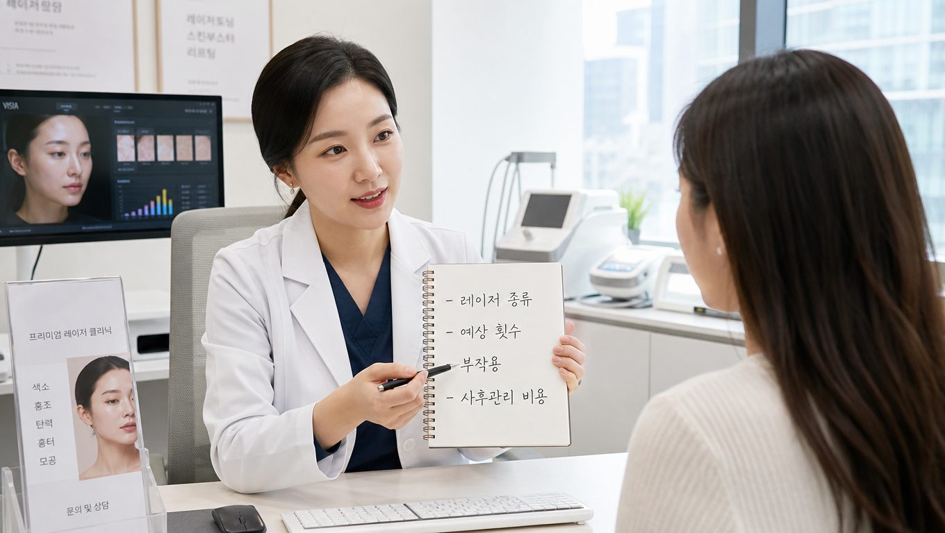 강남 레이저 상담 질문으로 안전한 시술 준비하기