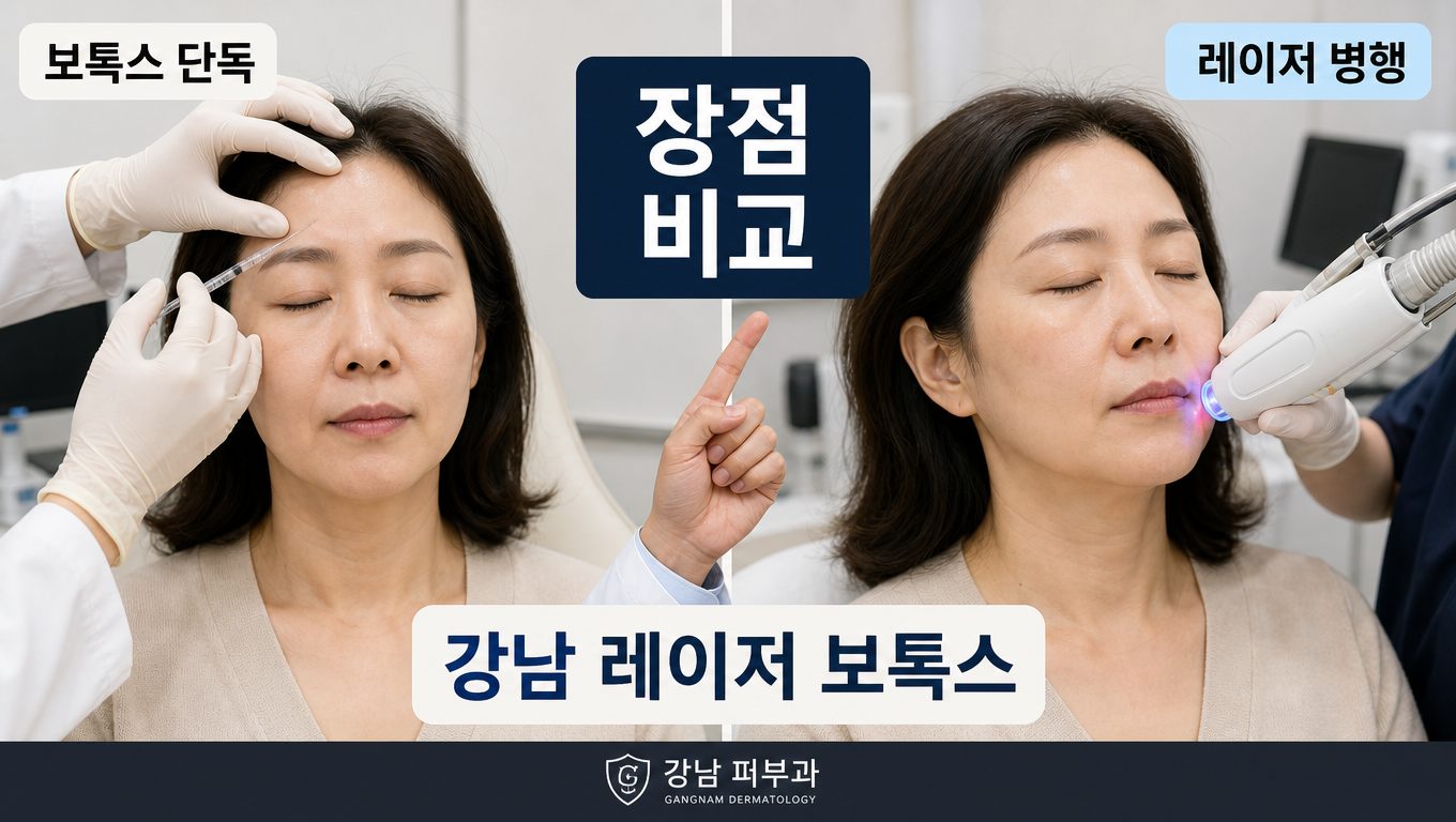 강남 레이저 보톡스 병행 시술 장단점 비교