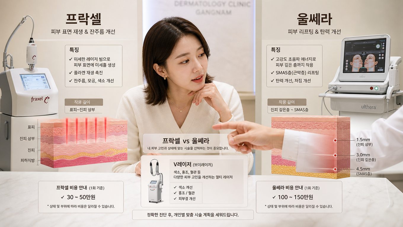 강남 주름 개선 레이저 추천 기준 알아보기