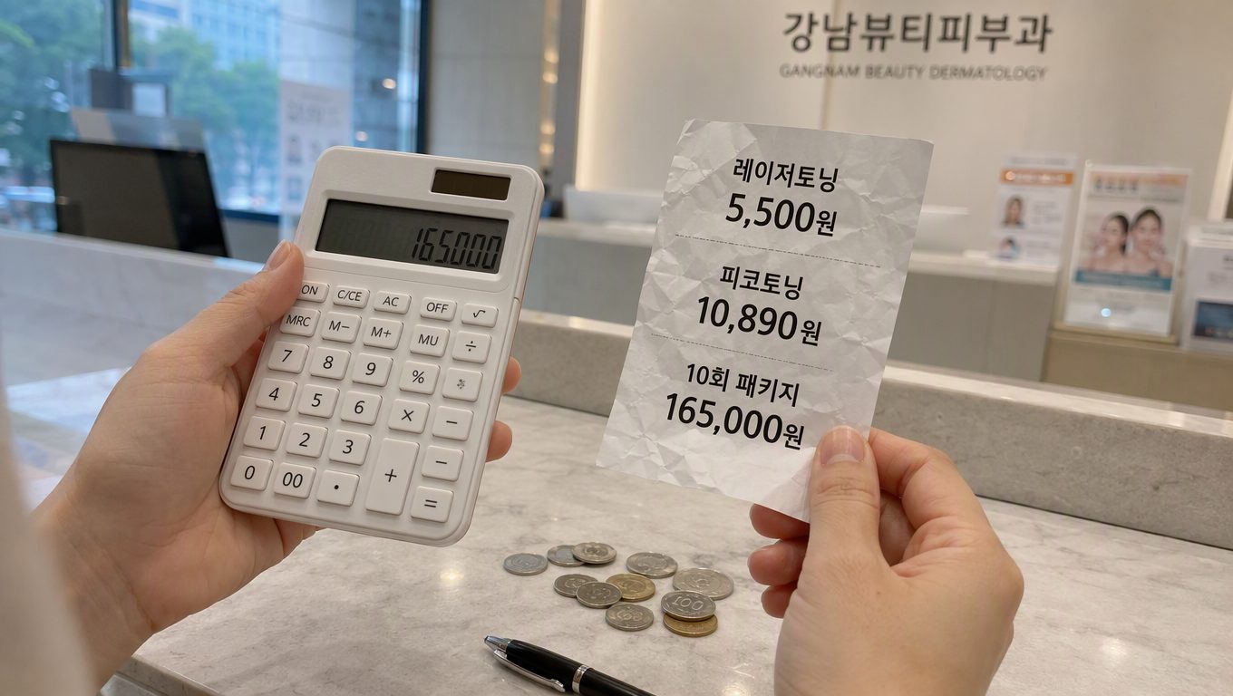 강남 레이저토닝가격 현실적으로 확인하기