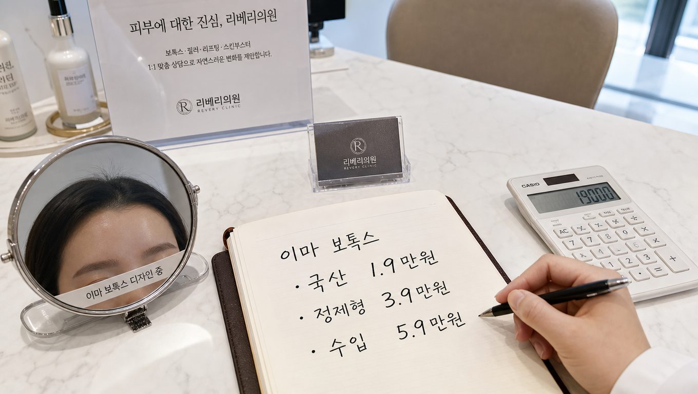 강남 이마 보톡스 효과와 유지 기간