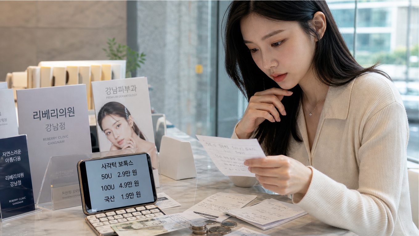 강남 턱 보톡스 비용 알아보기