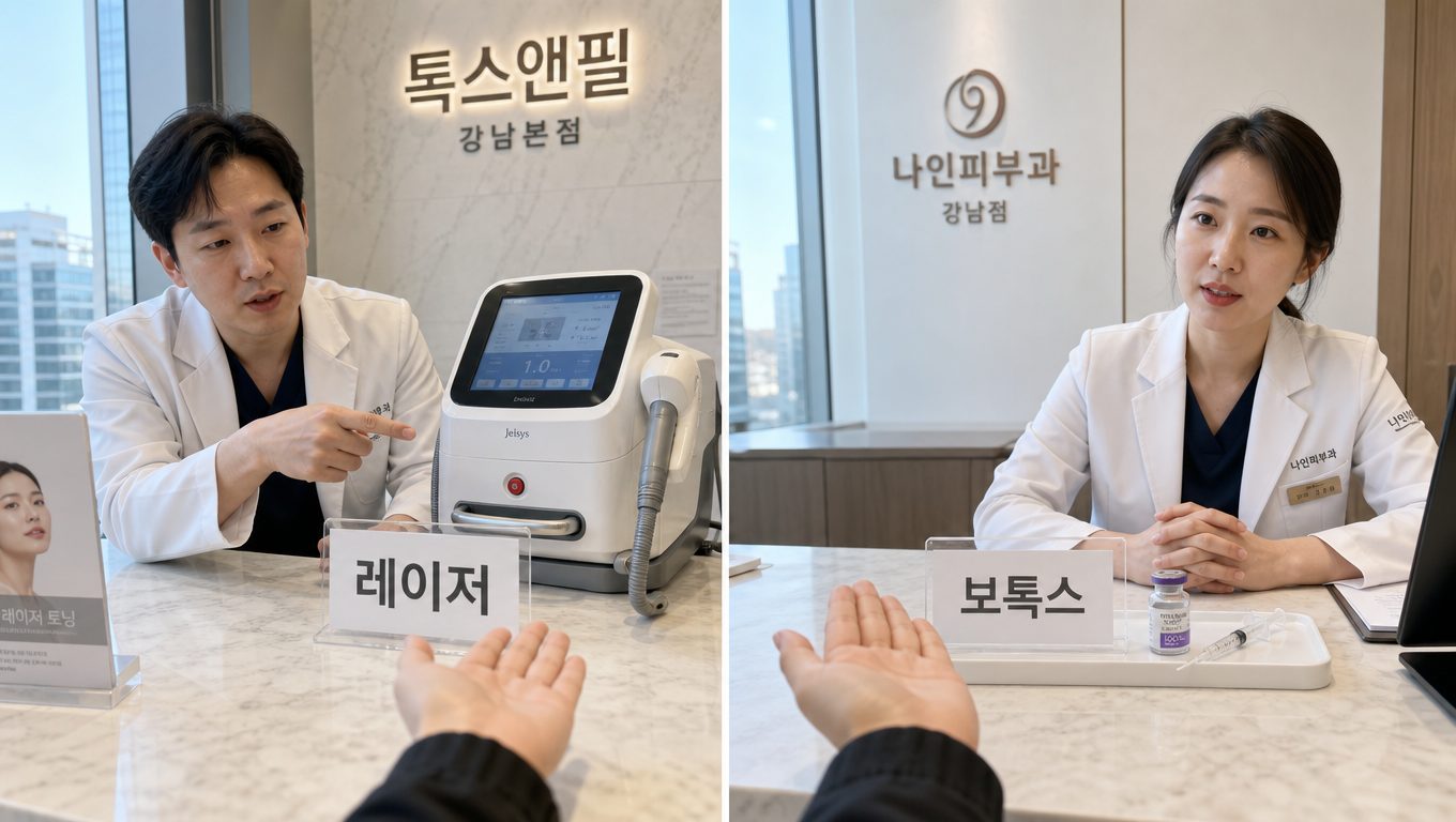 강남 피부과 레이저·보톡스 시술 선택 완벽 가이드