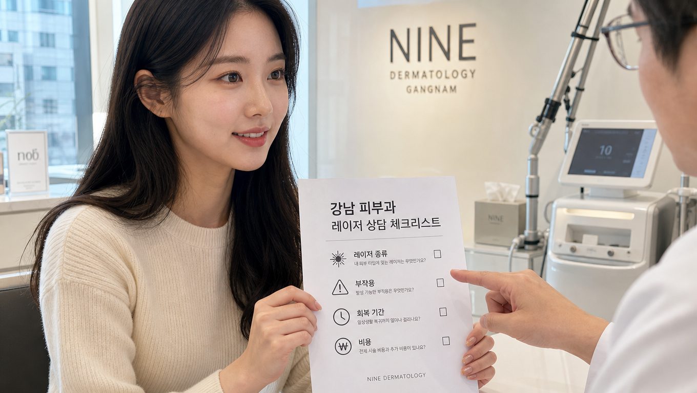 강남 피부과 레이저 시술 전 상담에서 물어야 할 질문