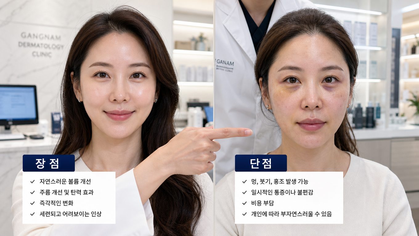 강남 보톡스 필러 병행 시술 장단점 비교