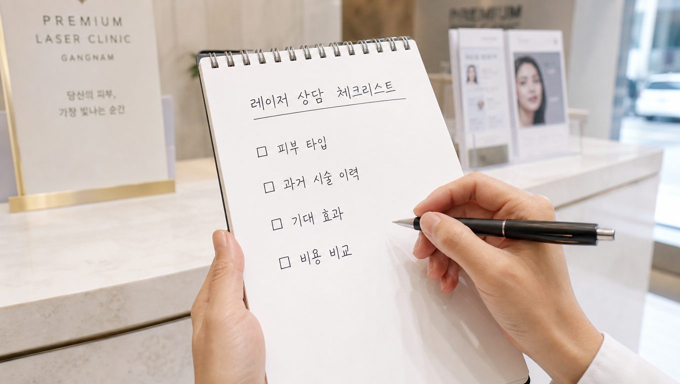 강남 피부과 레이저 상담 체크리스트